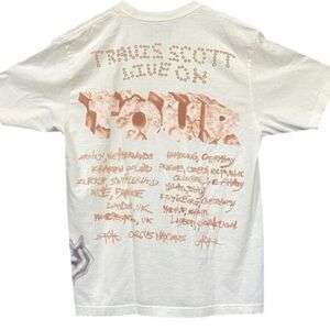 NWOT Travis Scott Off White Graphic T-Shirt Live On Tour Circus Maximus - 2X